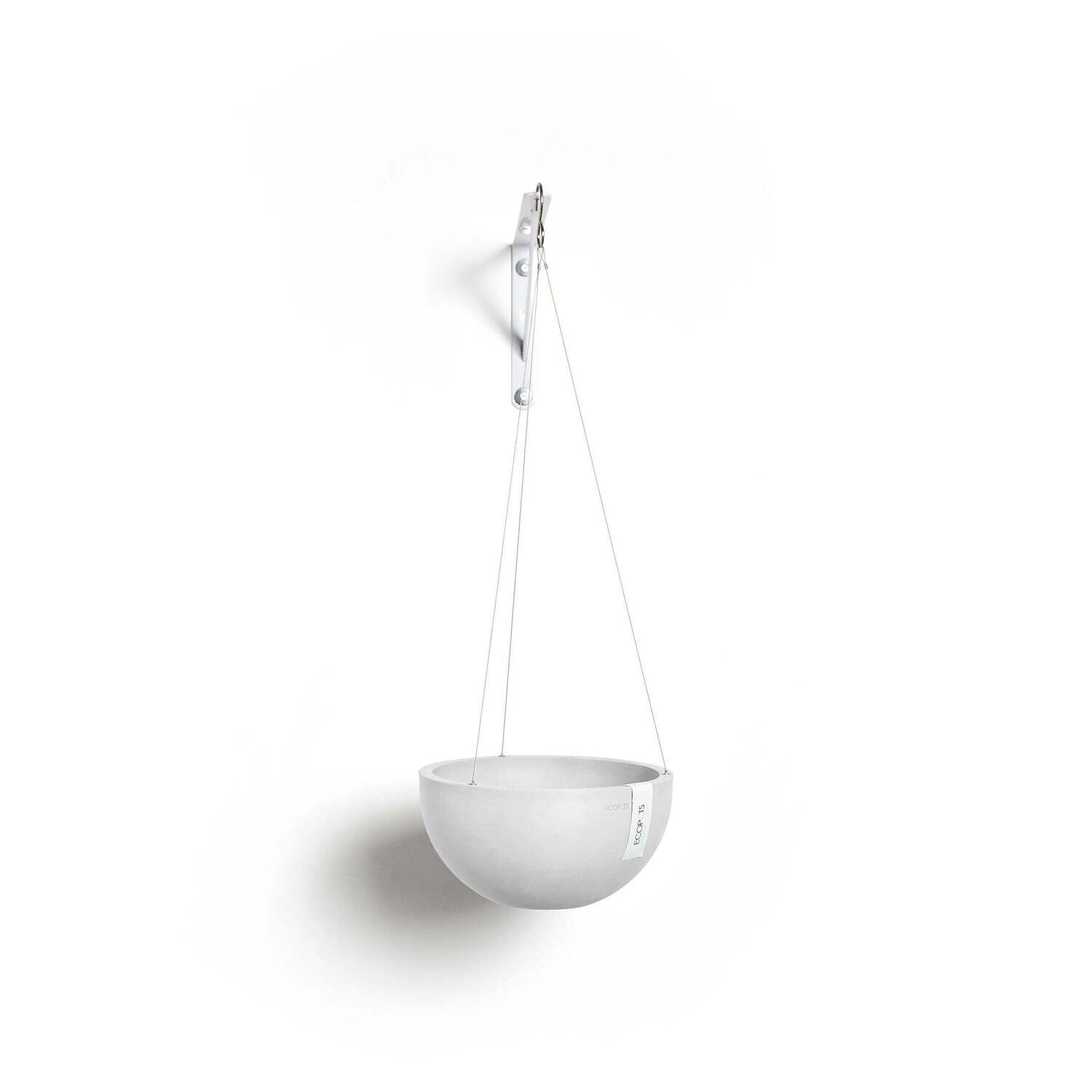 Kukkaruukku Brysseli ripustettava 33cm valkoinen