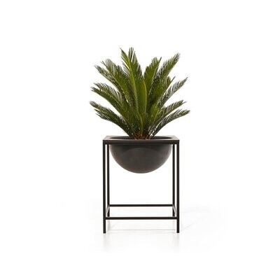 Kukkaruukku Monaco 46cm musta
