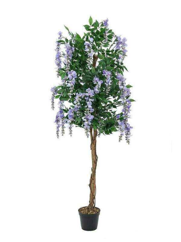 Wisteria (sinisade) tekopuu 150cm laventeli Wisteria (sinisade) tekopuu 150cm laventeli
