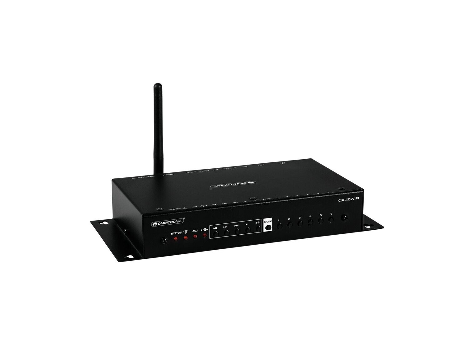 OMNITRONIC CIA-40WIFI WLAN monihuoneinen suoratoistovahvistinjärjestelmä