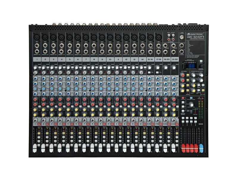OMNITRONIC LMC-3242FX USB-mikseri OMNITRONIC LMC-3242FX USB-mikseri