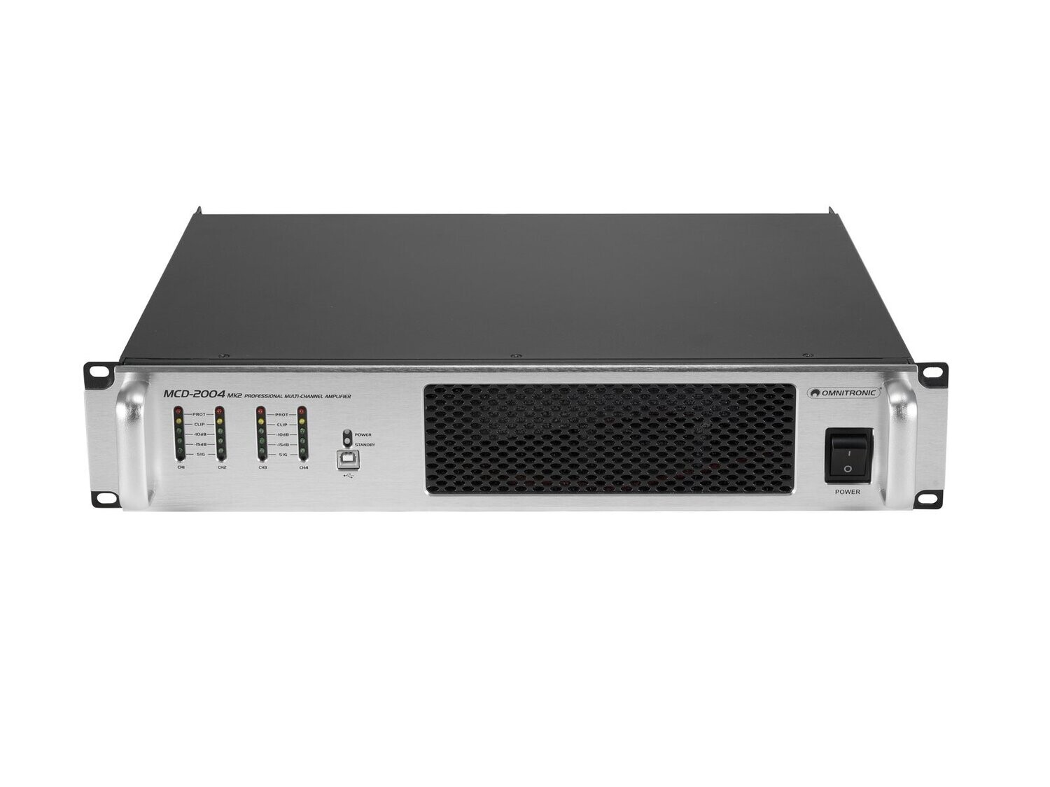 OMNITRONIC MCD-2004 MK2 4-kanavainen päätevahvistin