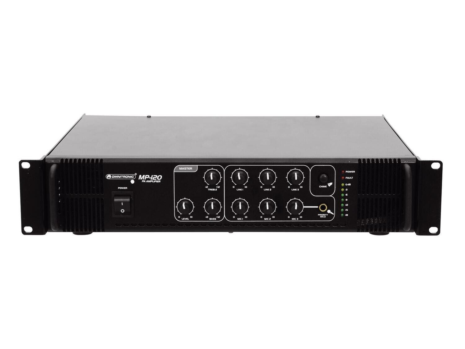 OMNITRONIC MP-120 ELA miksausvahvistin