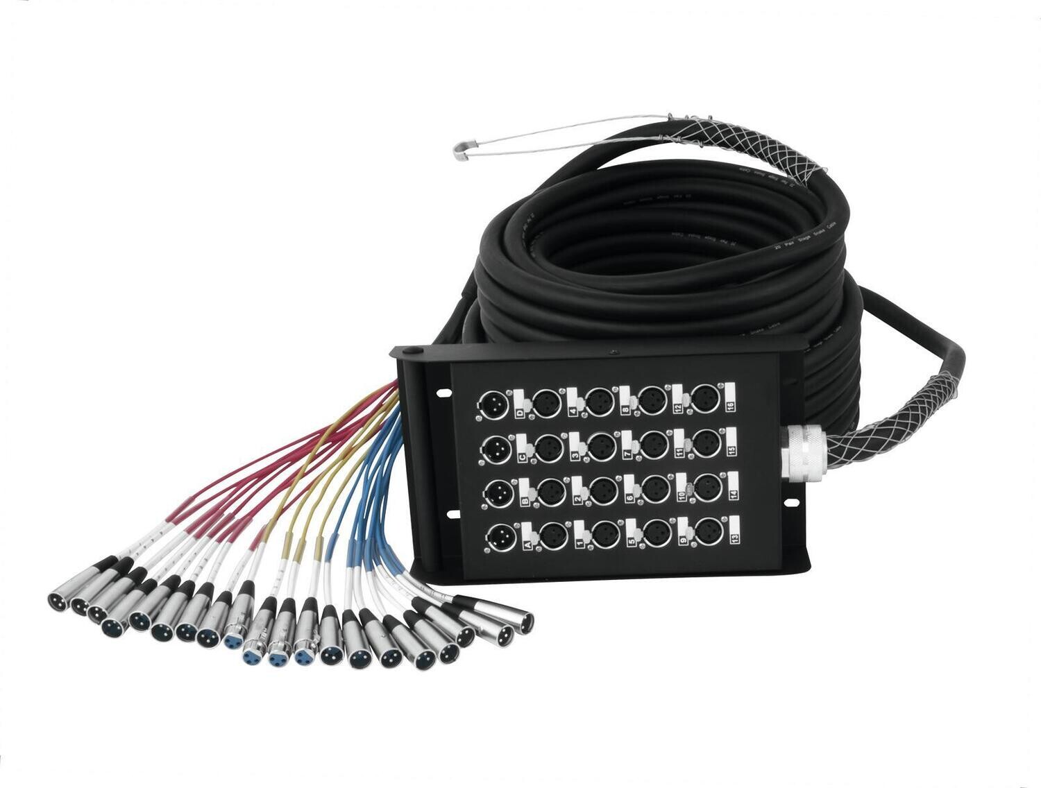 OMNITRONIC kaukokaapeli Stagebox 16/4 30m