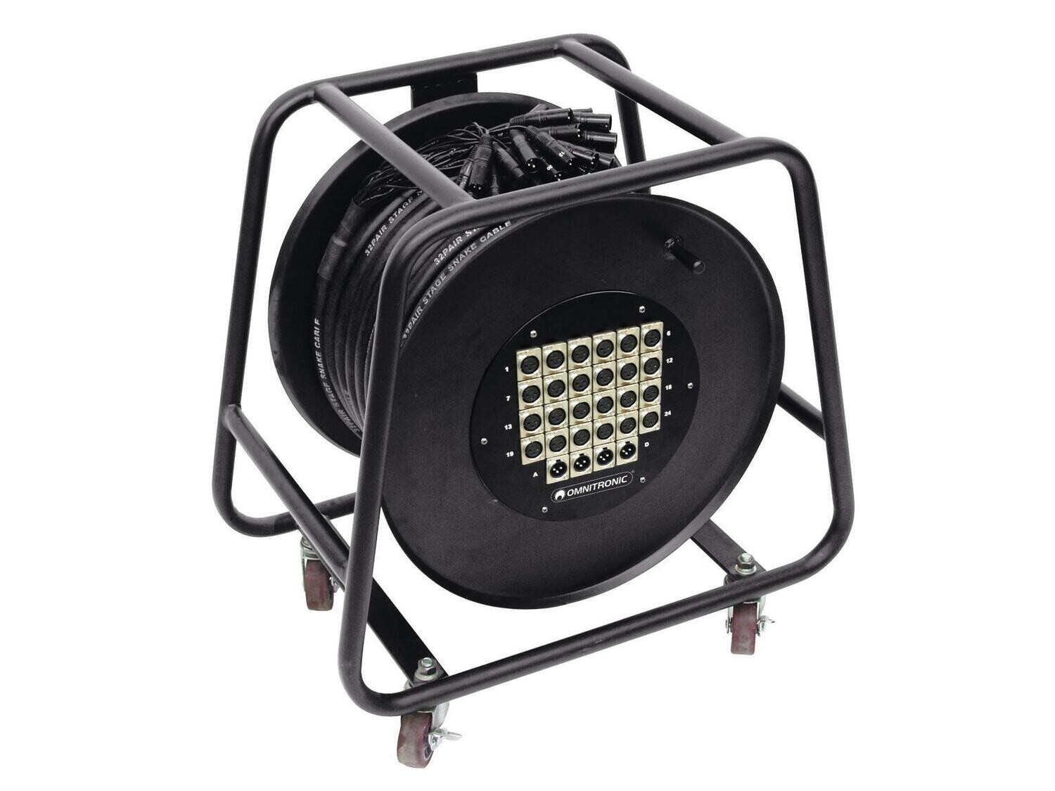 OMNITRONIC Multicore kaapelikela Stagebox 24/4 30m
