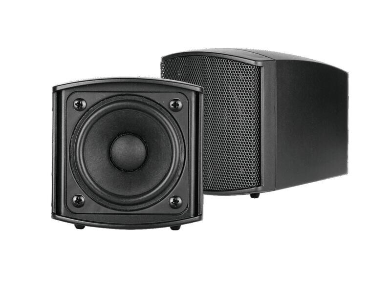 OMNITRONIC OD-2 seinäkaiutin 8 ohm musta 2kpl paketti - passiivi