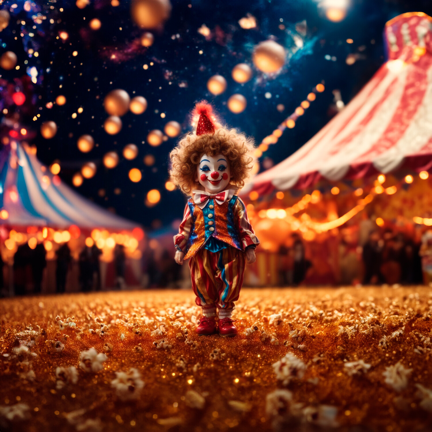 Canvastaulu - Popcorn pelle - useita kokoja