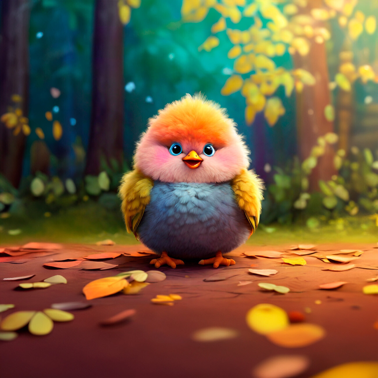 Canvastaulu - Pörrötipu - useita kokoja