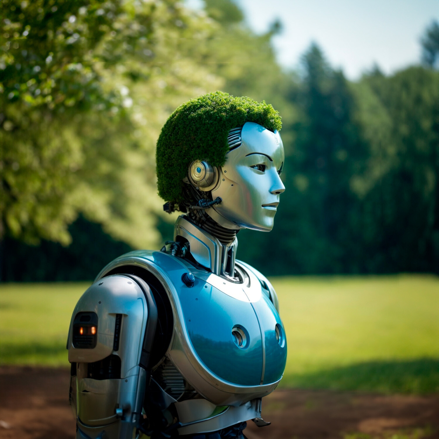 Canvastaulu - Ilmastorobotti - useita kokoja