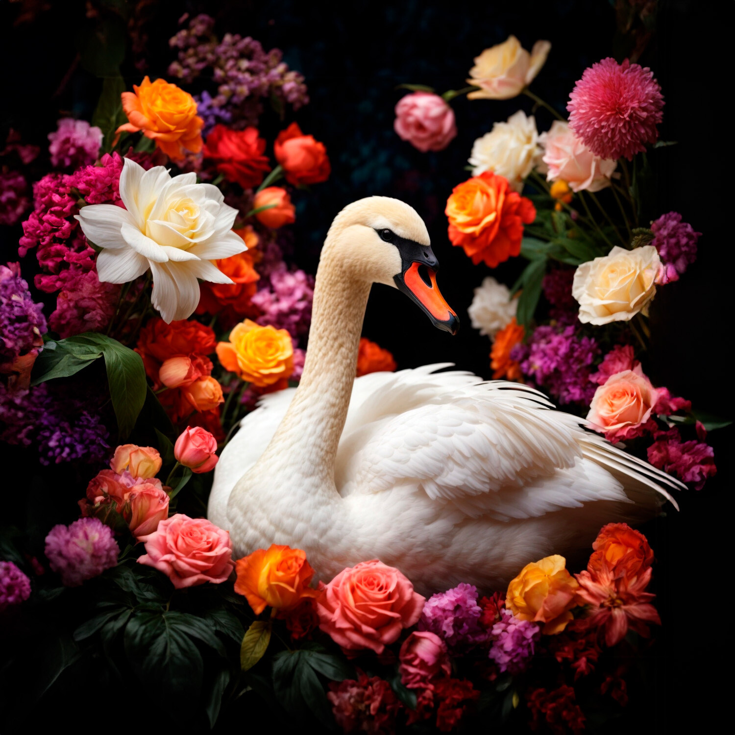 Canvastaulu - Joutsenen pesä - useita kokoja