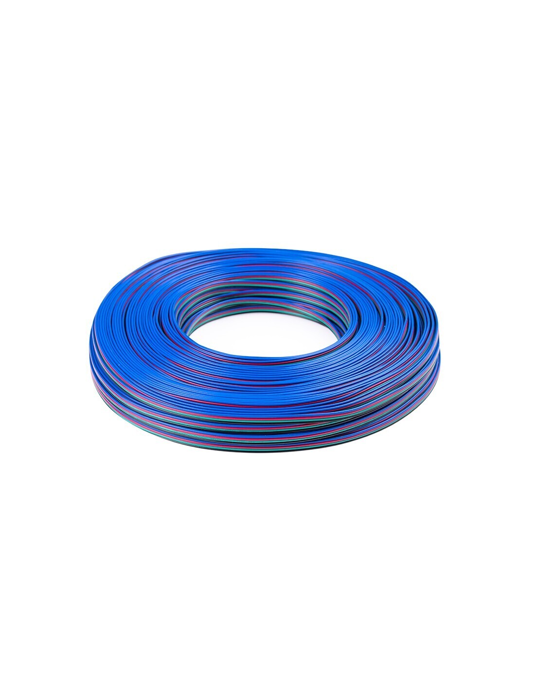 RGB LED-valokaapeli 4x0,32 mm2 - 100m rulla