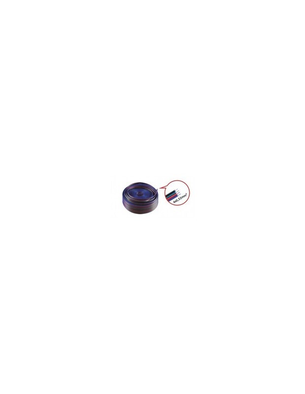 RGB LED-valokaapeli 4x0,32 mm2 - 100m rulla
