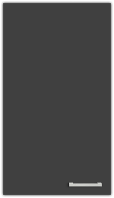 PAMEL Tumman harmaa 403- Kalusteovi kaappiin - melamiini 18mm