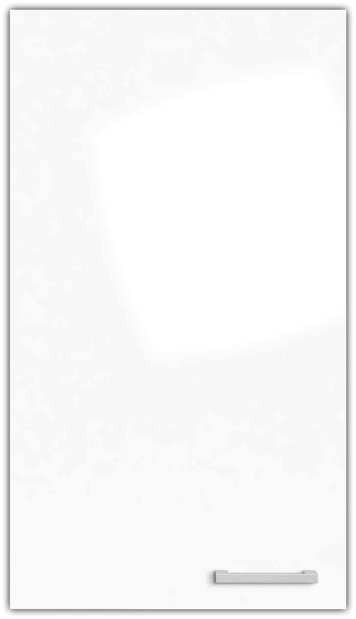 PAMEL korkeakiilto valkoinen - Kalusteovi komeroon - melamiini/MDF 18mm