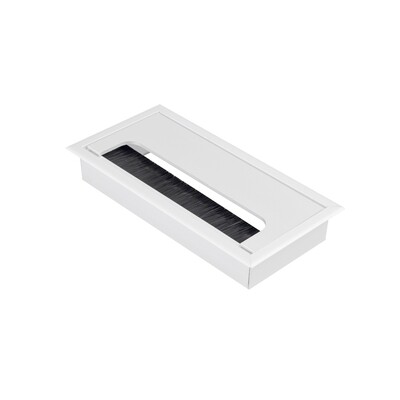 Kaapeliläpivienti harjaksilla - 3 väriä - 160x80mm