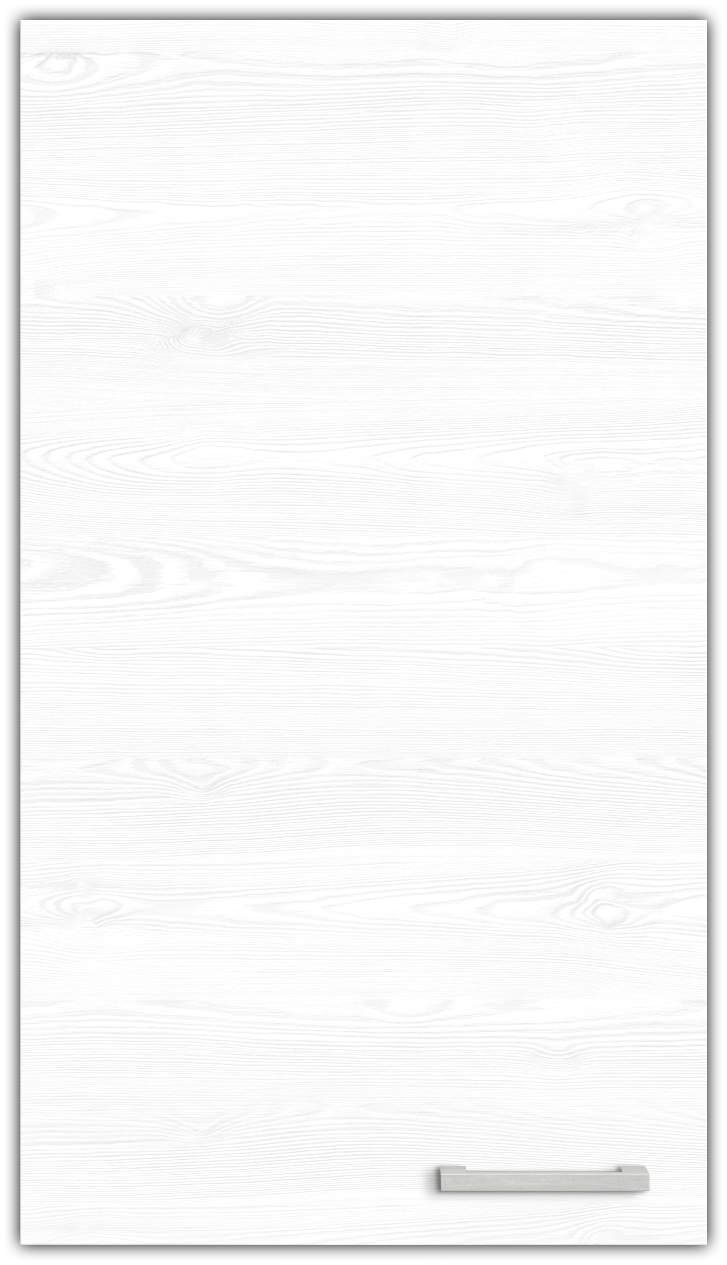 PAMEL Valkokuusi W111 - Kalusteovi kaappiin - melamiini/MDF 18mm