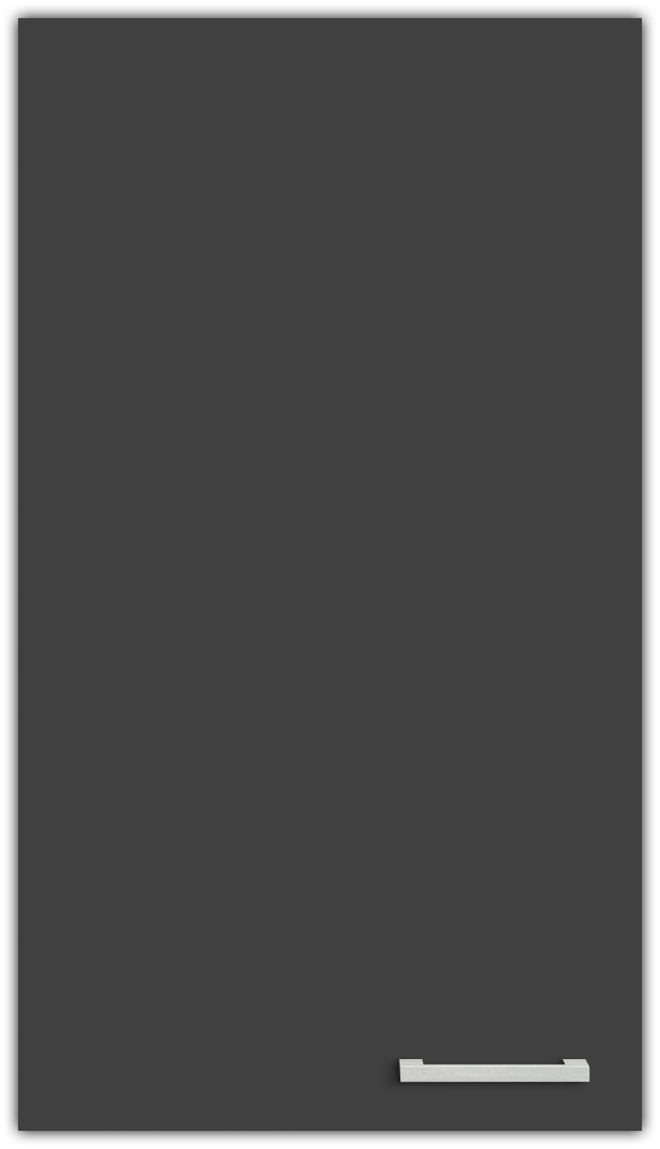 PAMEL Tumman harmaa F6632 - Kalusteovi komeroon - laminaatti 18mm