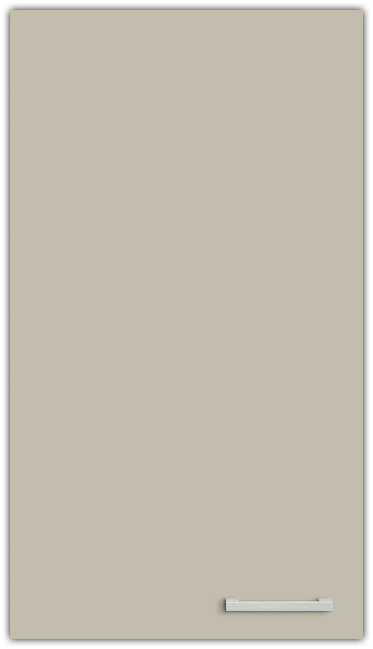 PAMEL Matta nougat M22 - Kalusteovi kaappiin - mattalakattu melamiini/MDF 18mm