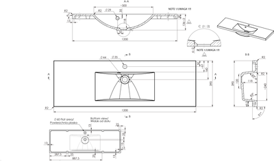 CLEVER 1200 valumarmoriallas - L1202 x S390mm