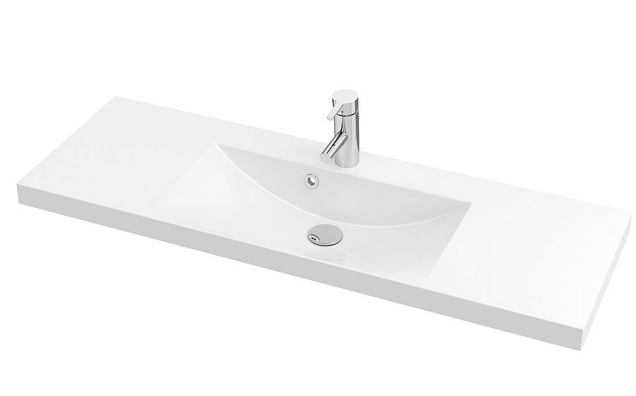 AALTO 1200 C valumarmoriallas kiiltävä - L1200 x S350mm