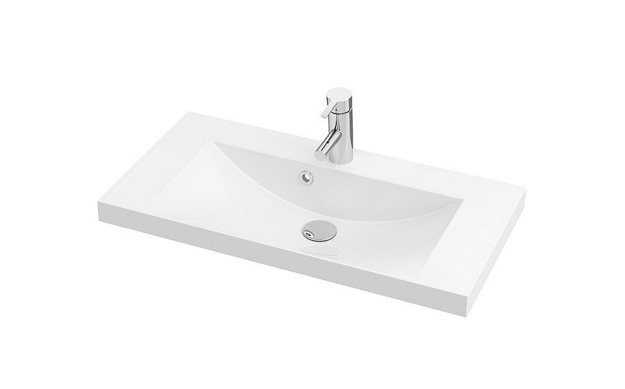 AALTO 800 C valumarmoriallas kiiltävä - L800 x S350mm