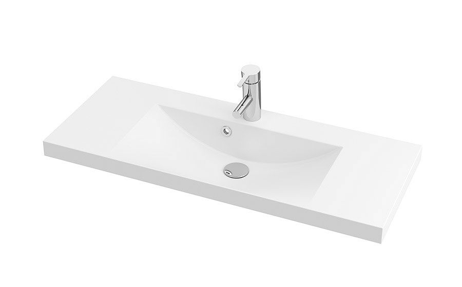AALTO 1000 C valumarmoriallas matta - L1000 x S350mm