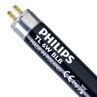 Loistelamppu T5 16x212mm 6W/BLB - UV-lamppu 6W G5