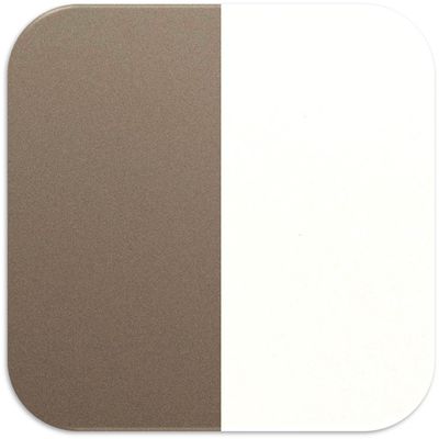 Alucobest - Metallipronssi/helmiäisvalkoinen - 500 x 1525 x 4mm välitilalevy