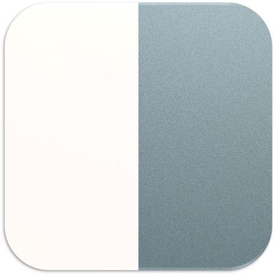 Alucobest - Välimeri/kiiltävävalkoinen - 500 x 1525 x 4mm välitilalevy