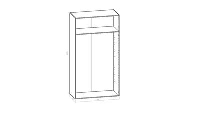 Komeron runko -  L 1200mm / K2200mm / S570mm (2350)