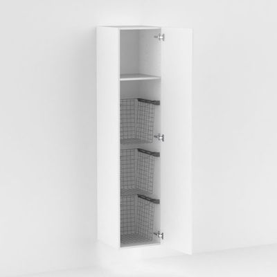 Pyykkikaapin kori 40cm kaappiin - antrasiitti - M40 - syvyys 350mm - korkeus 330mm