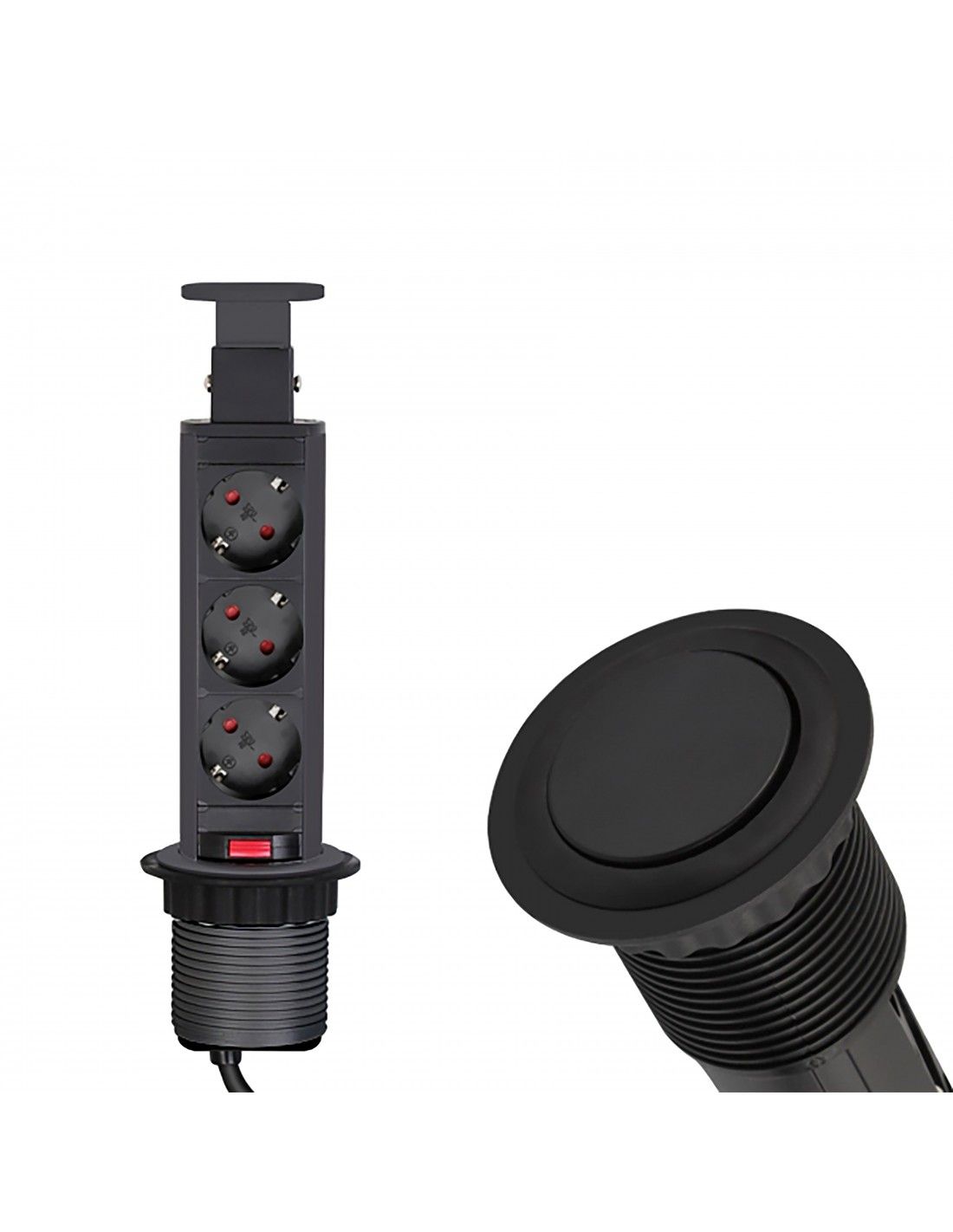 SOLINA LIFT - 3 pistorasiaa - MUSTA