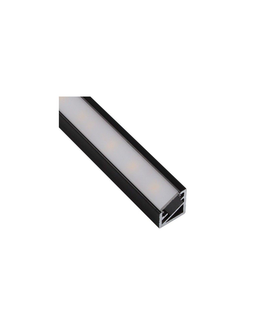 CornerLine-1 Alumiiniprofiili LED-nauhalle - 1 metri - Monta väriä