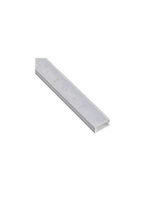 BasicLine LED-profiili - 2 metriä - alumiinin harmaa