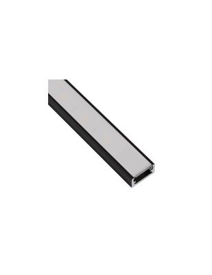 BasicLine LED-profiili - 2 metriä - Matta musta BasicLine LED-profiili - 2 metriä - Matta musta