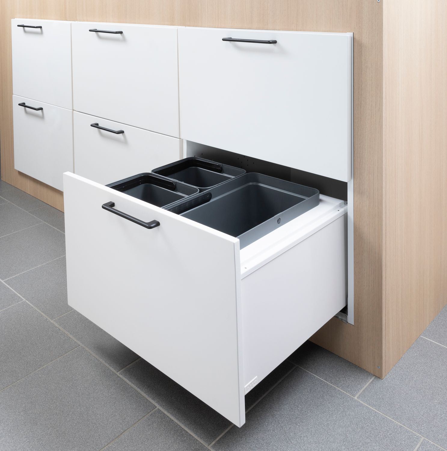 PRO jätevaunu - 70cm leveään kaappiin - monta sankovaihtoehtoa- syvyys 450mm