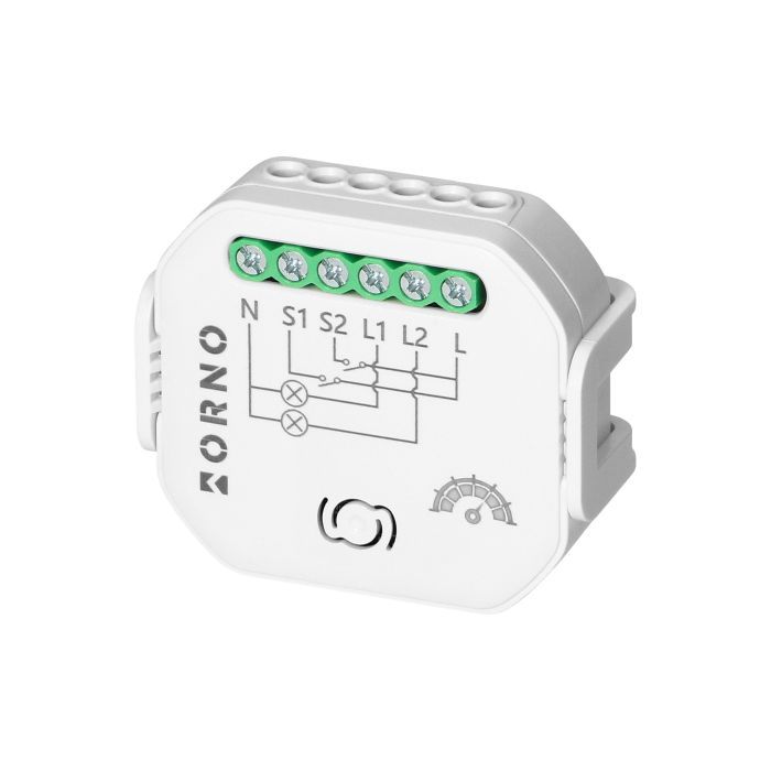 2-kanavainen rele himmennystoiminnolla Tuya Smart Wi-Fi + BLE