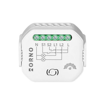 2-kanavainen rele himmennystoiminnolla Tuya Smart Wi-Fi + BLE