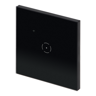 ​Wi-Fi Tuya Smart 1-valokatkaisija - musta lasi