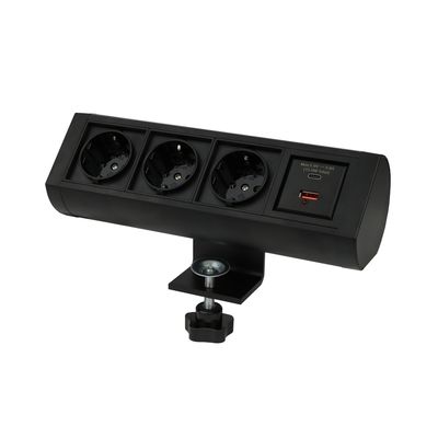 SOLINA OFFICEBOX 2 - tehokas USB A&amp;C pistoke + 3x schuko pistoke