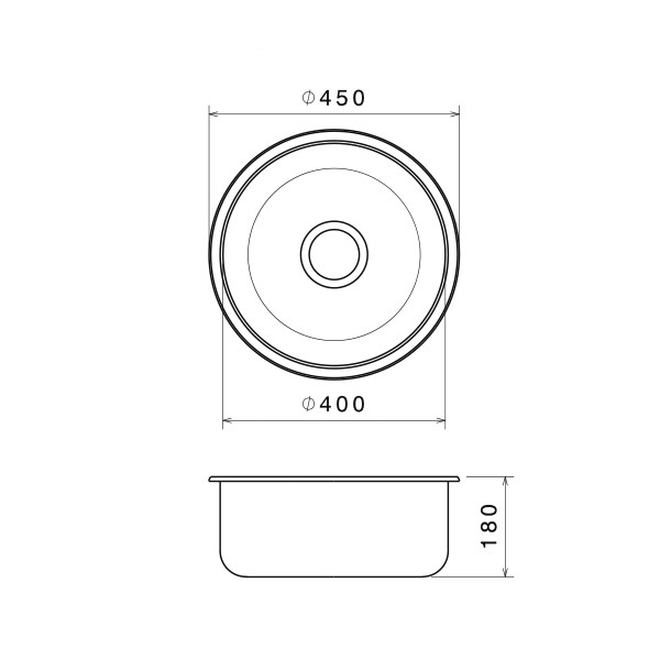 ADE 153 RST Kuppiallas - 50cm kaappiin