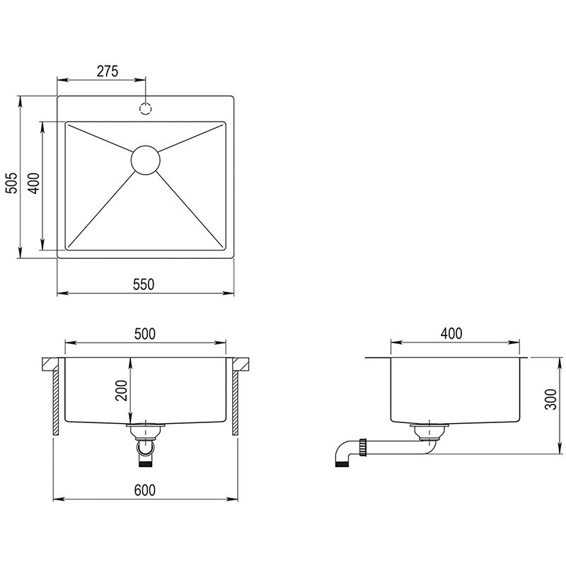 RST- allas - 550x505mm