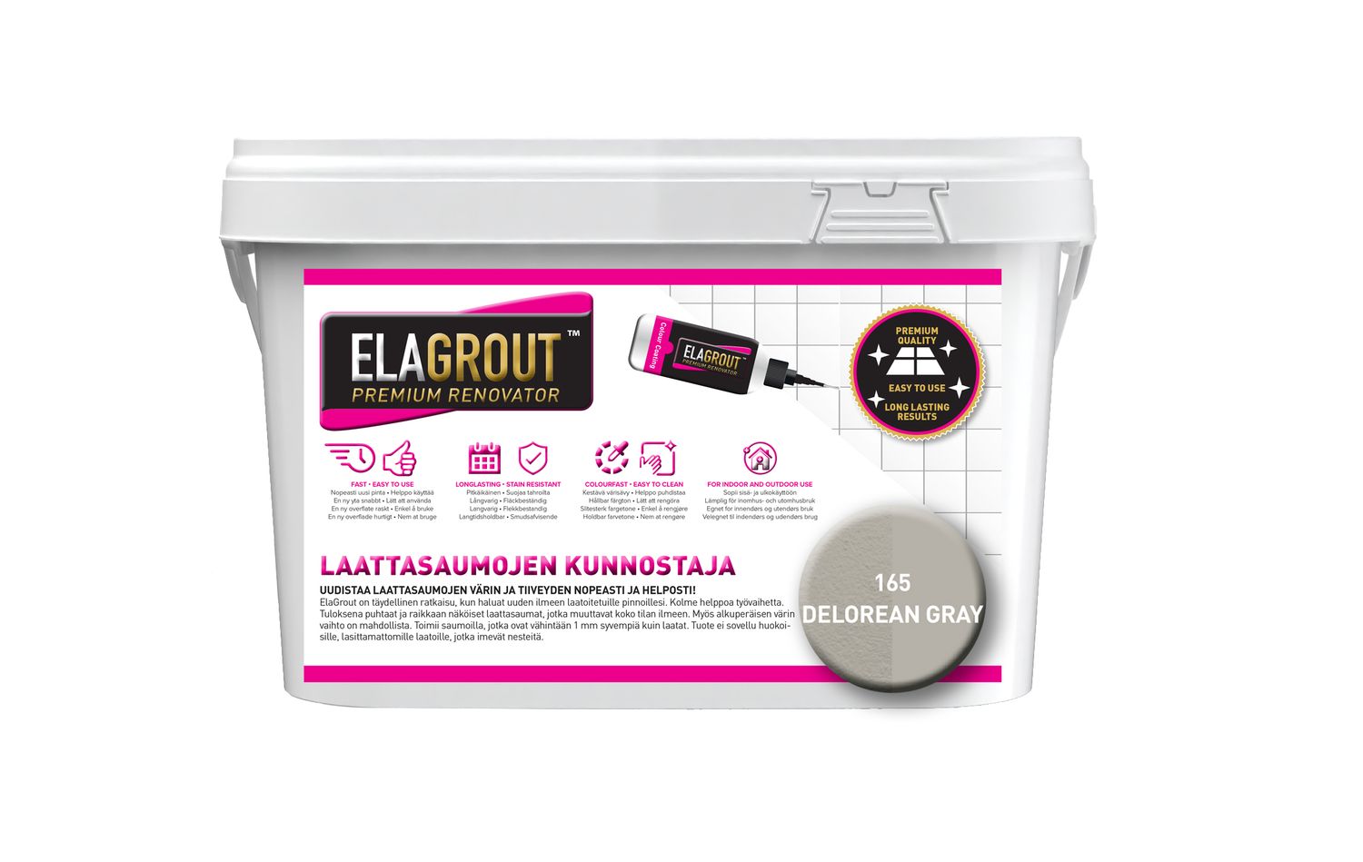 ElaGrout laattasaumojen kunnostaja - DeloreanGrey