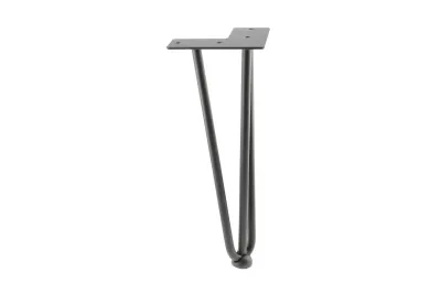 Sohvapöydänjalka - 12 x 304mm - musta