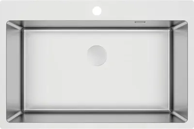 Olfato 800 keittiöallas 505x760 mm – iso syvä RST, uppo-/huullettu/tason päälle