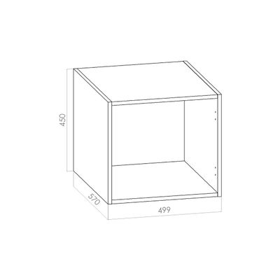 Yläkomerokaappi komeron yläpuolelle