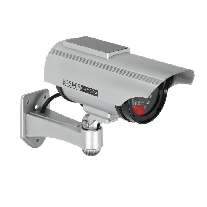 Valevalvontakamera - dummy camera - aurinkokennolla - vilkkuva punainen valo