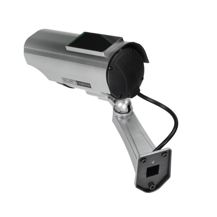 Valevalvontakamera - dummy camera - aurinkokennolla - vilkkuva punainen valo