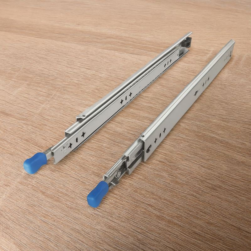 Lukittava teleskooppikisko VAHVA 100kg - K53/L19,5mm - pituudet 300-1200mm