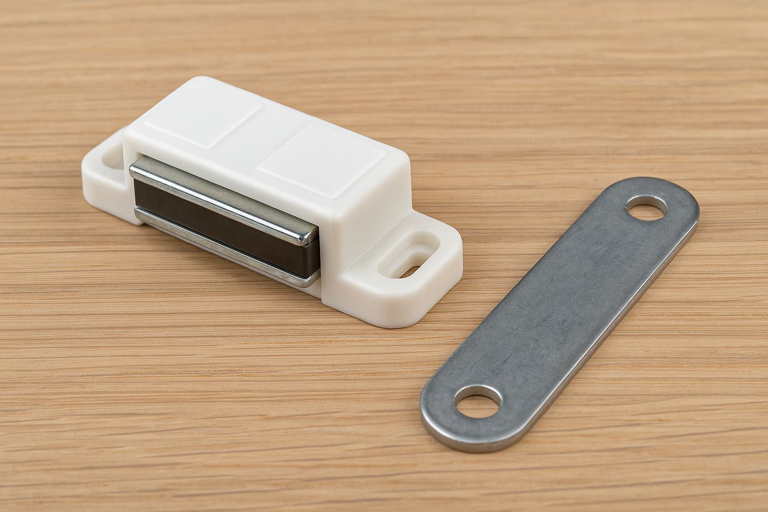 magneettisalpa - valkoinen